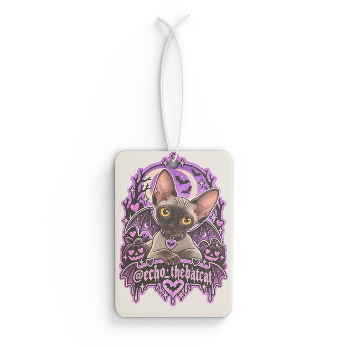 ECHO THE BAT CAT CAR AIR FRESHENER