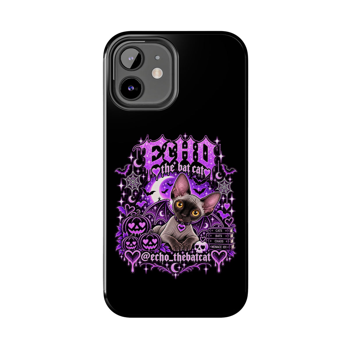 ECHO THE BAT CAT TOUGH PHONE CASE