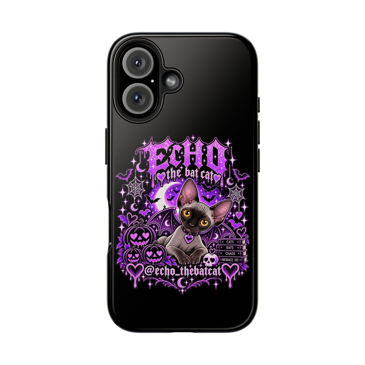 ECHO THE BAT CAT TOUGH PHONE CASE