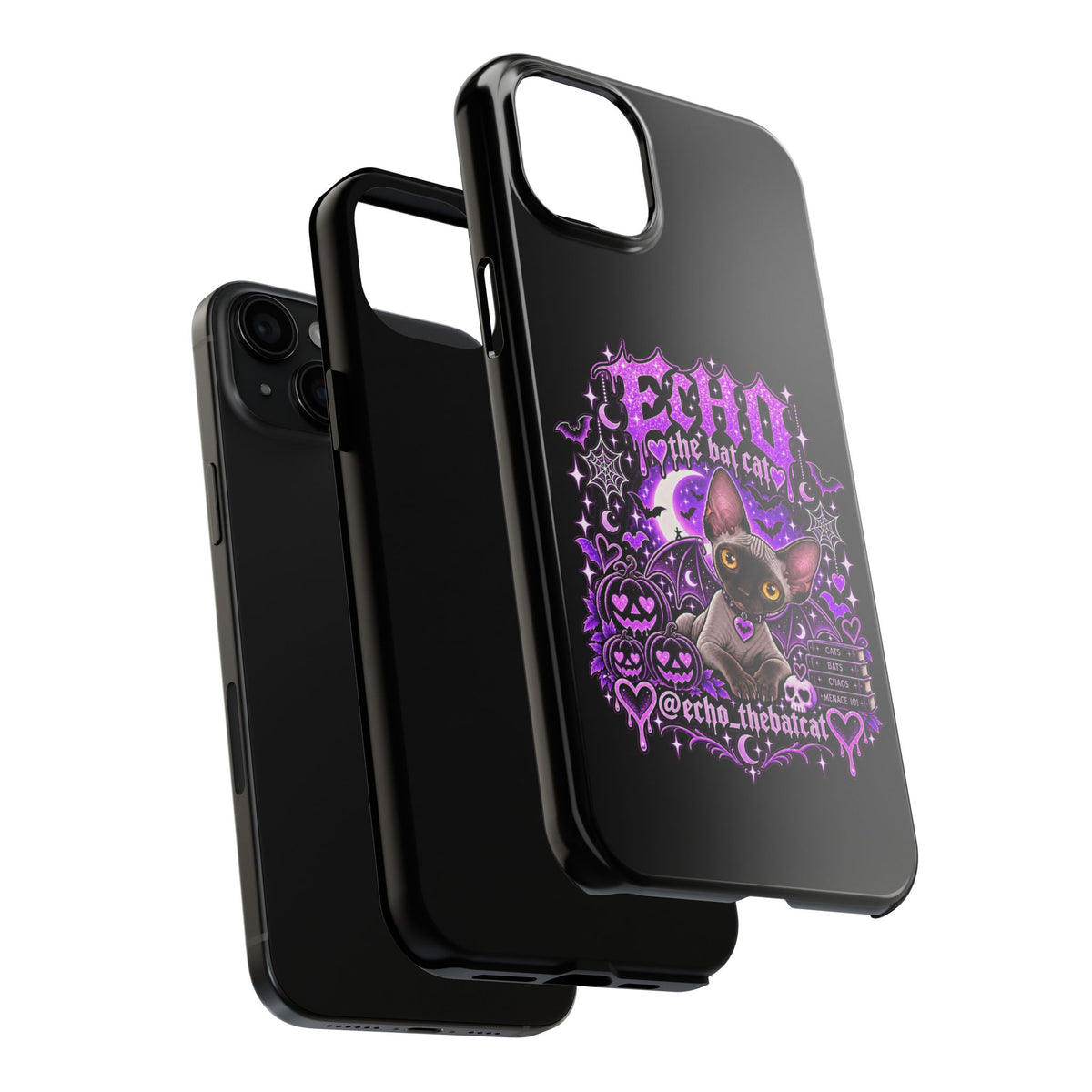 ECHO THE BAT CAT TOUGH PHONE CASE