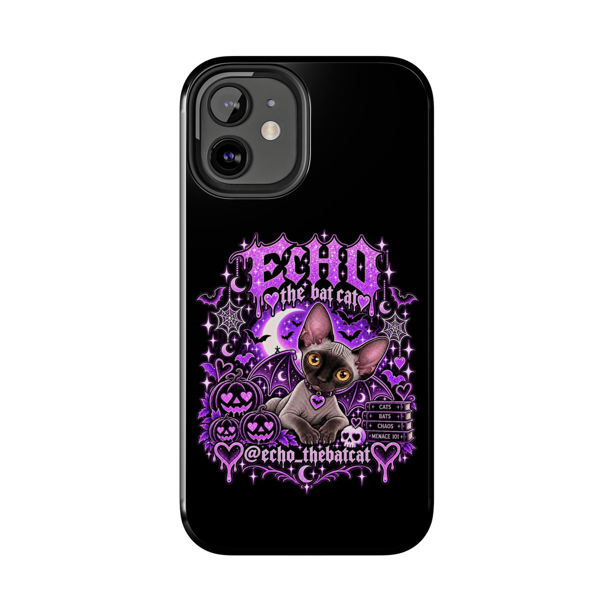 ECHO THE BAT CAT TOUGH PHONE CASE
