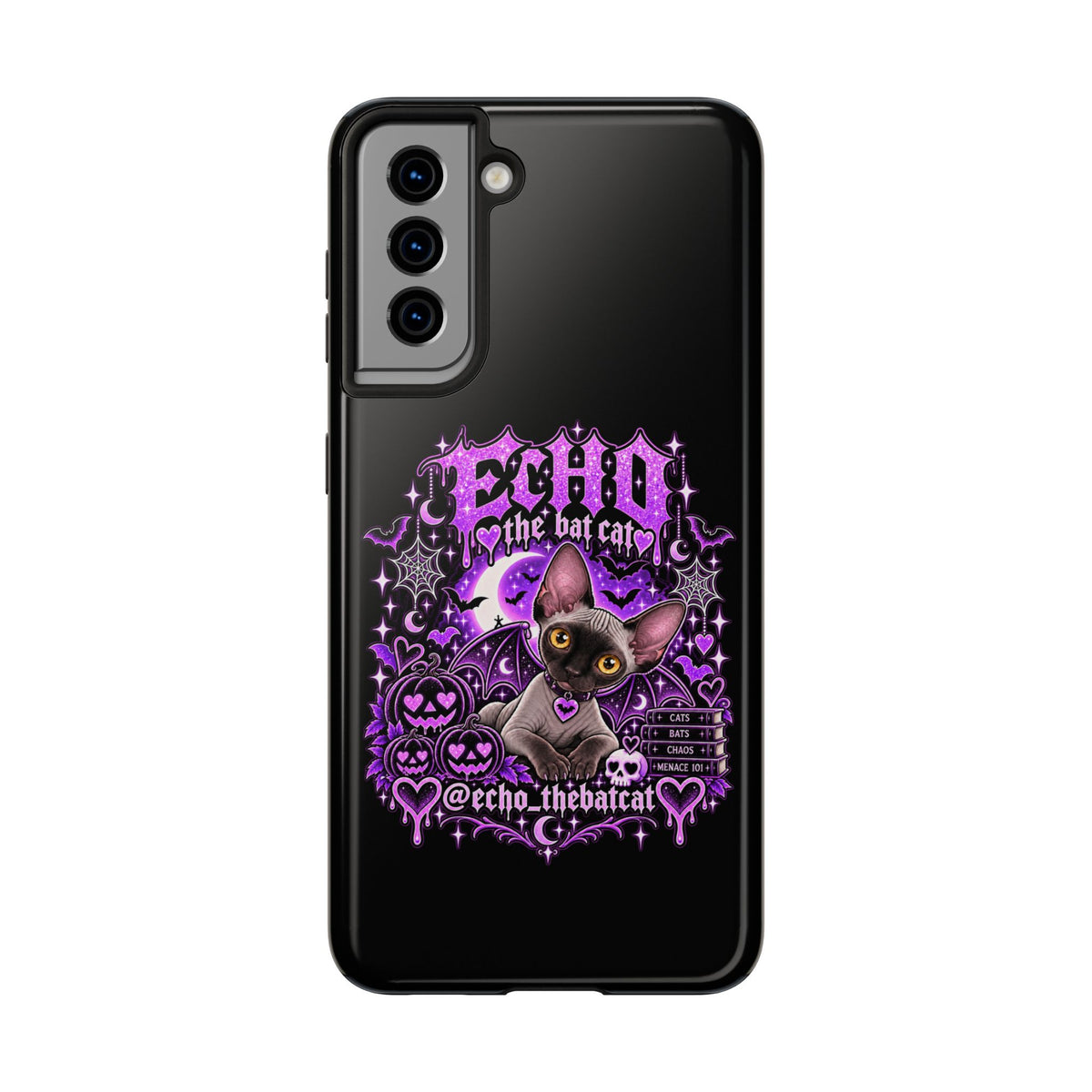 ECHO THE BAT CAT TOUGH PHONE CASE