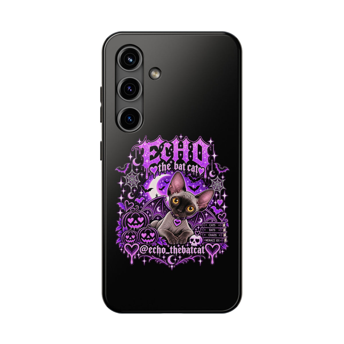 ECHO THE BAT CAT TOUGH PHONE CASE