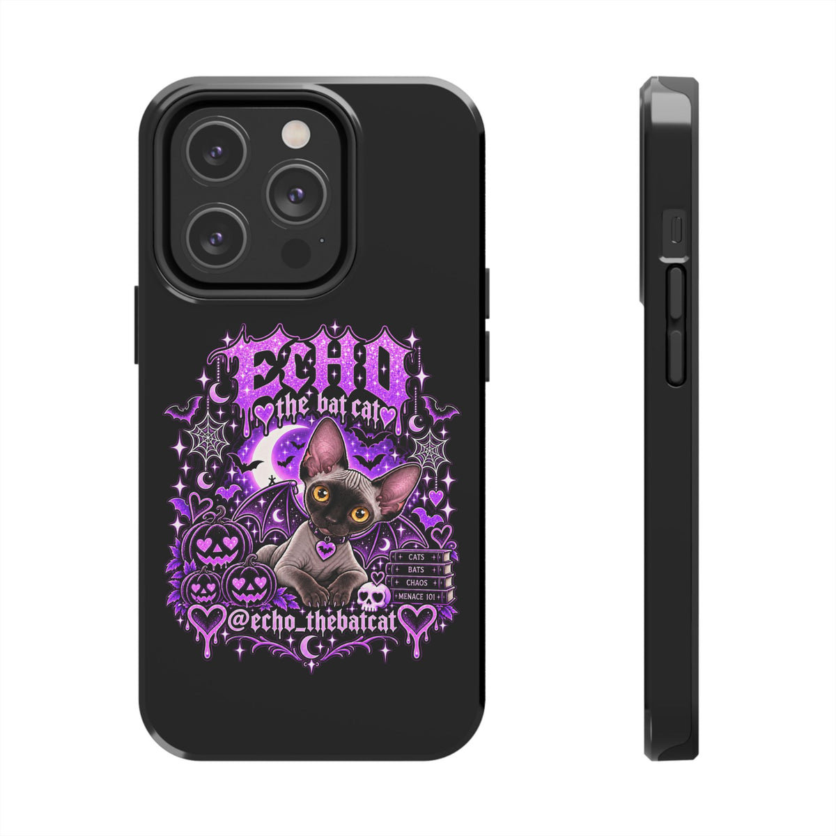 ECHO THE BAT CAT TOUGH PHONE CASE