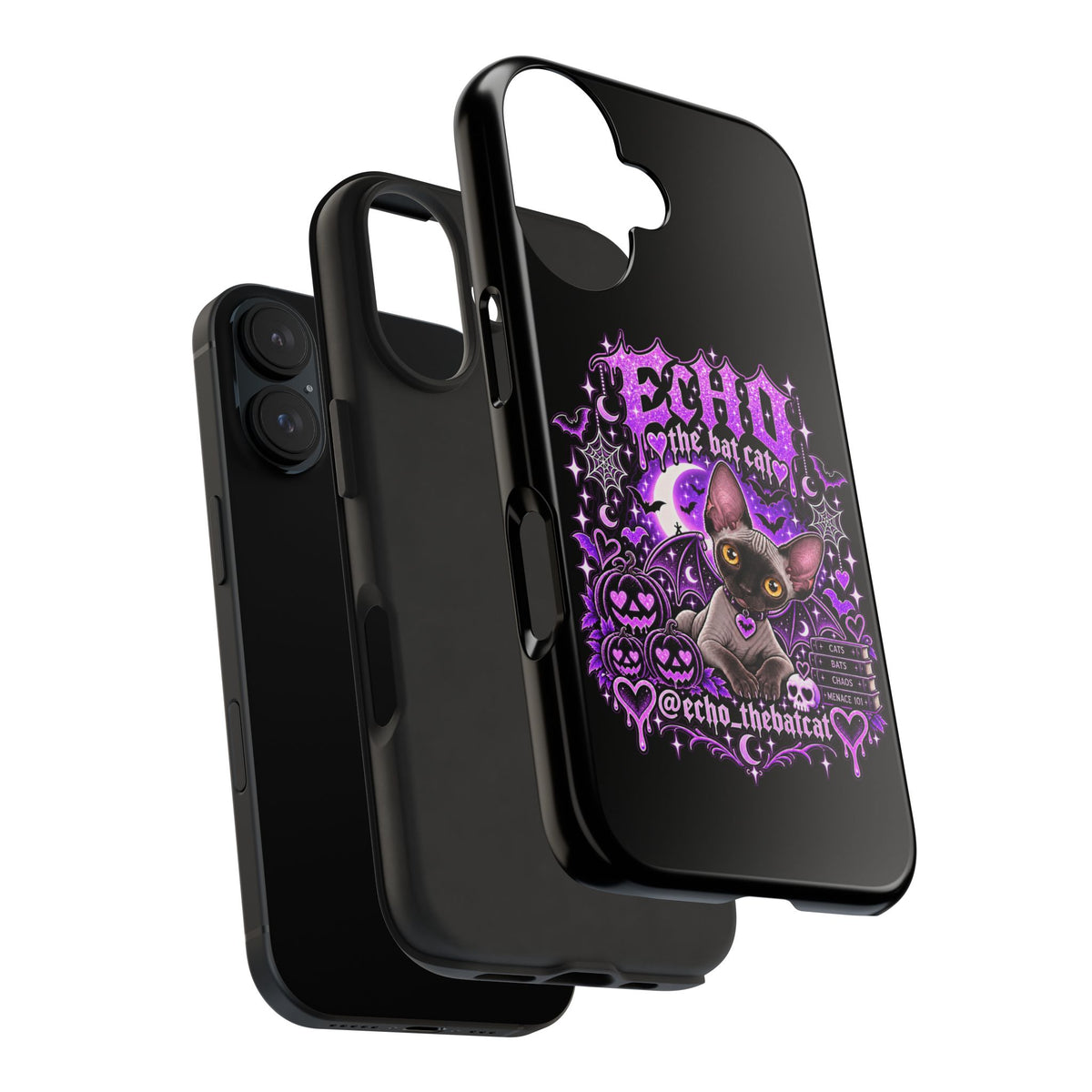 ECHO THE BAT CAT TOUGH PHONE CASE