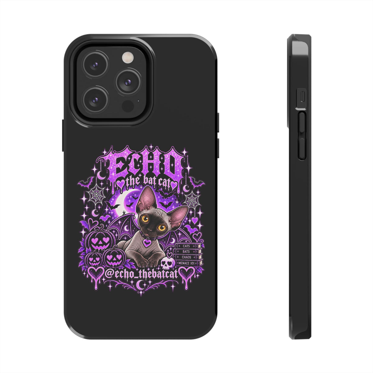 ECHO THE BAT CAT TOUGH PHONE CASE