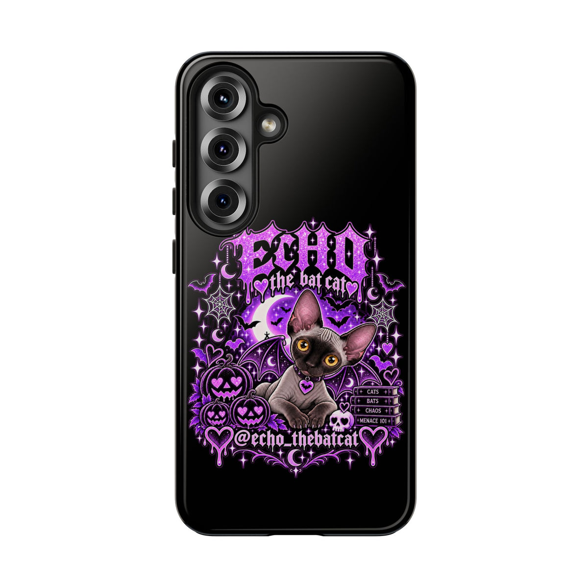 ECHO THE BAT CAT TOUGH PHONE CASE