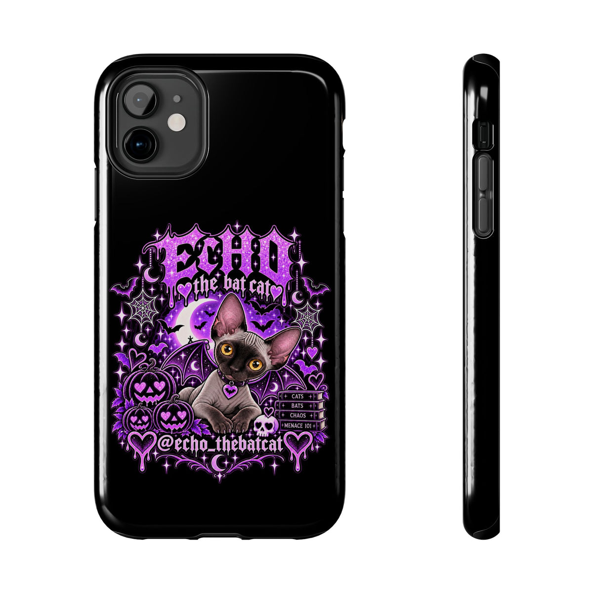 ECHO THE BAT CAT TOUGH PHONE CASE