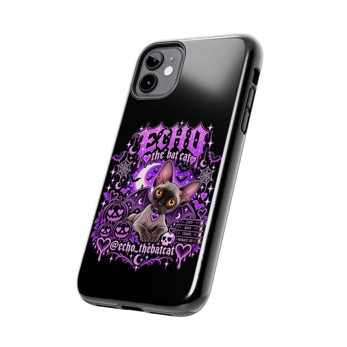 ECHO THE BAT CAT TOUGH PHONE CASE