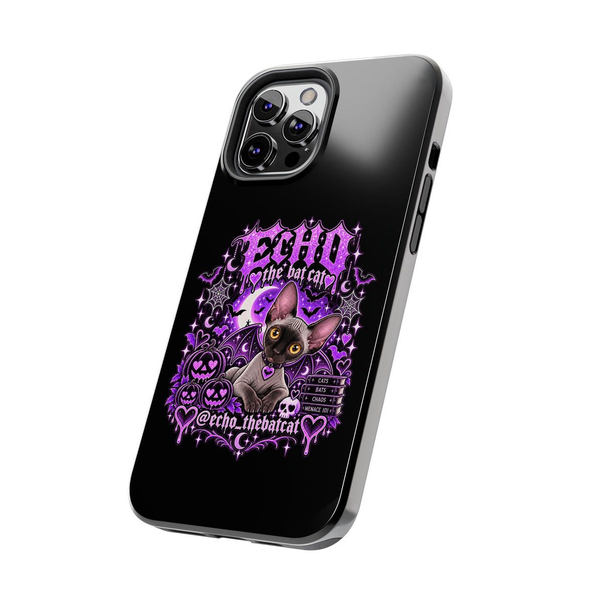 ECHO THE BAT CAT TOUGH PHONE CASE