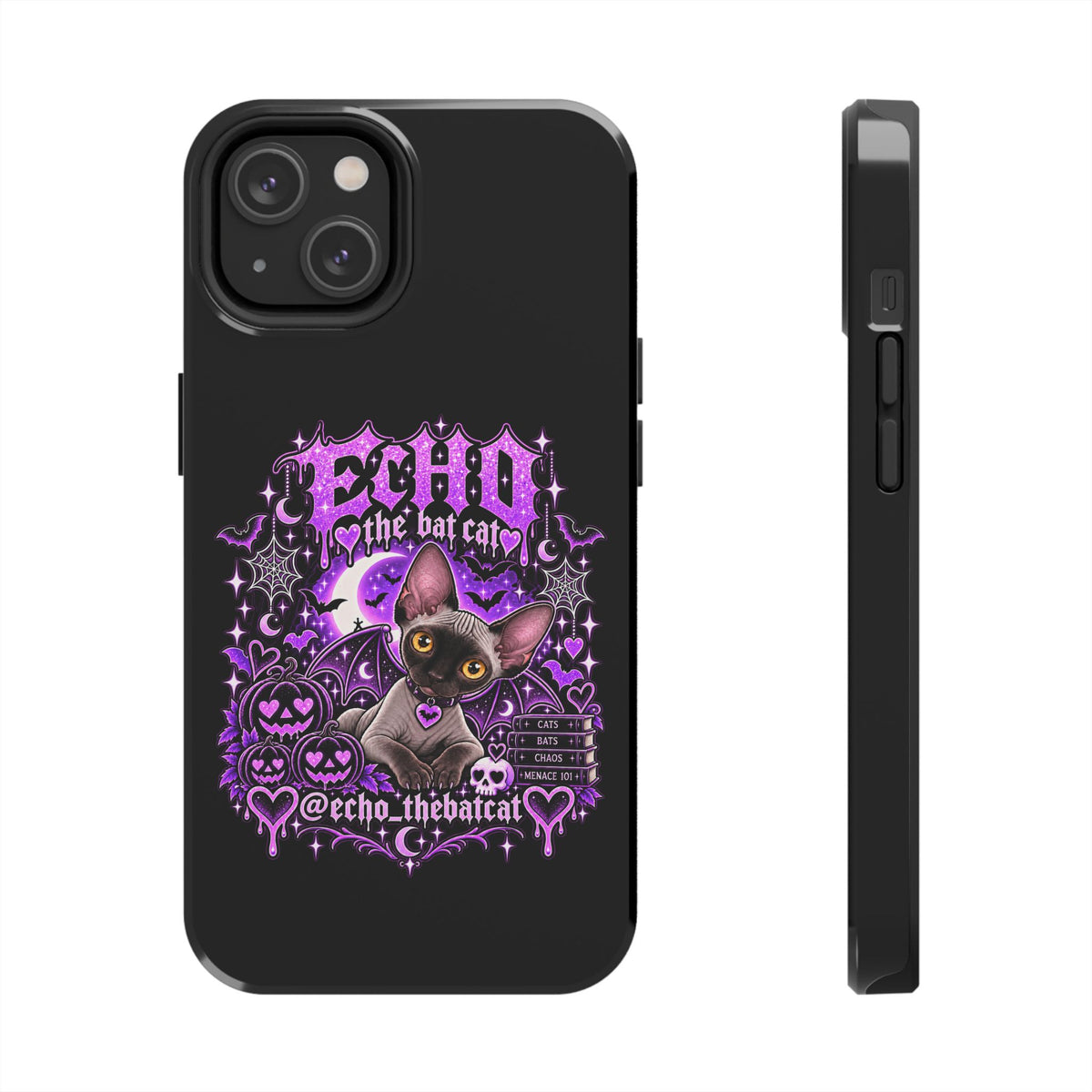 ECHO THE BAT CAT TOUGH PHONE CASE