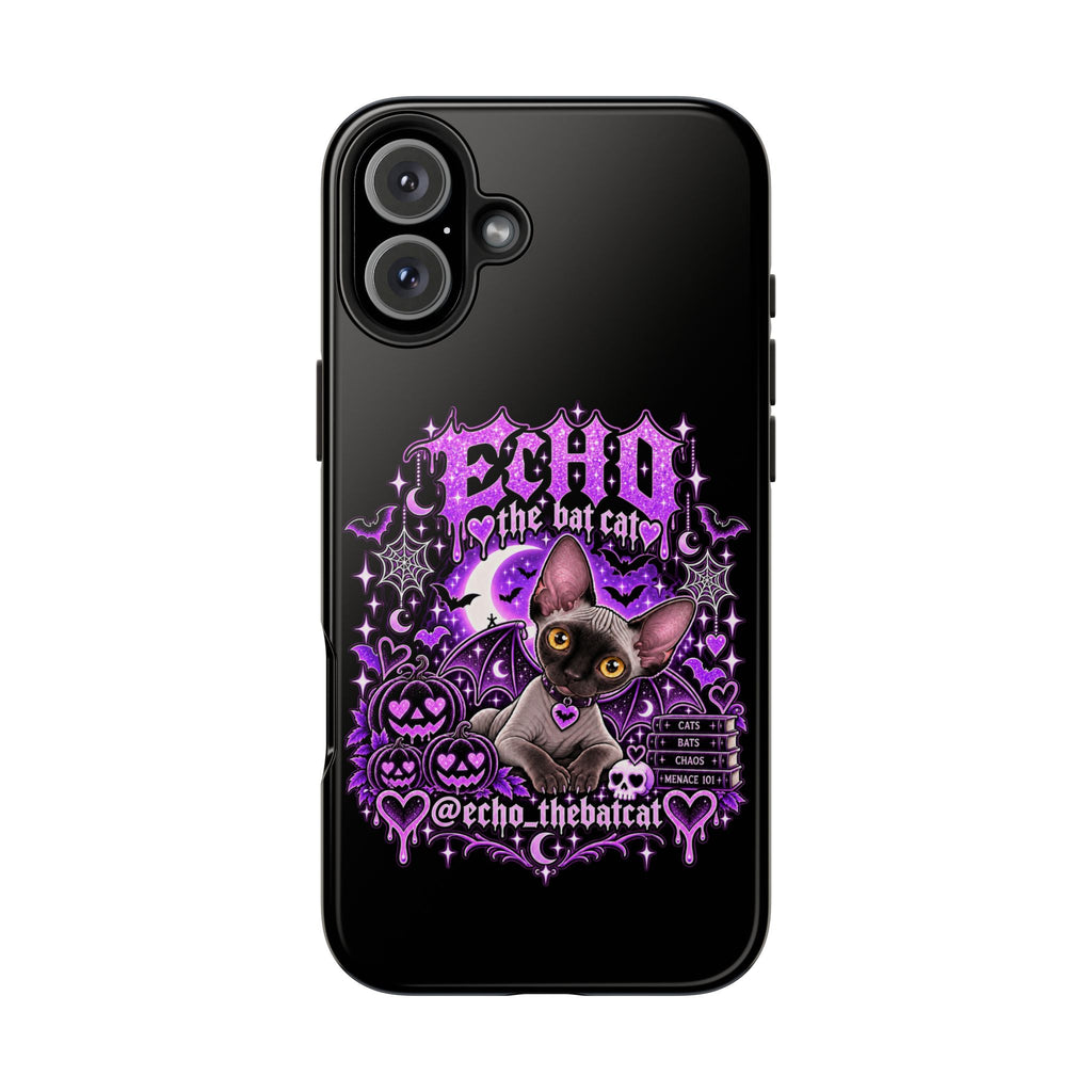 ECHO THE BAT CAT TOUGH PHONE CASE