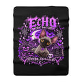ECHO THE BAT CAT SHERPA FLEECE BLANKET