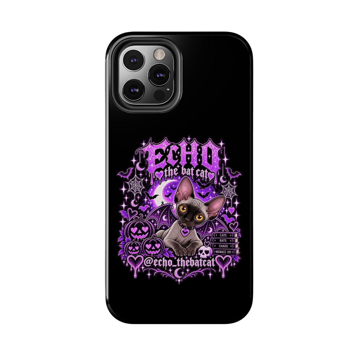 ECHO THE BAT CAT TOUGH PHONE CASE