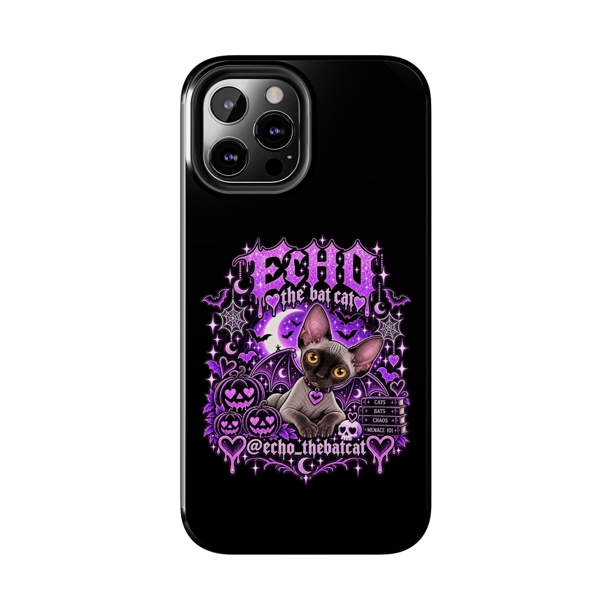 ECHO THE BAT CAT TOUGH PHONE CASE