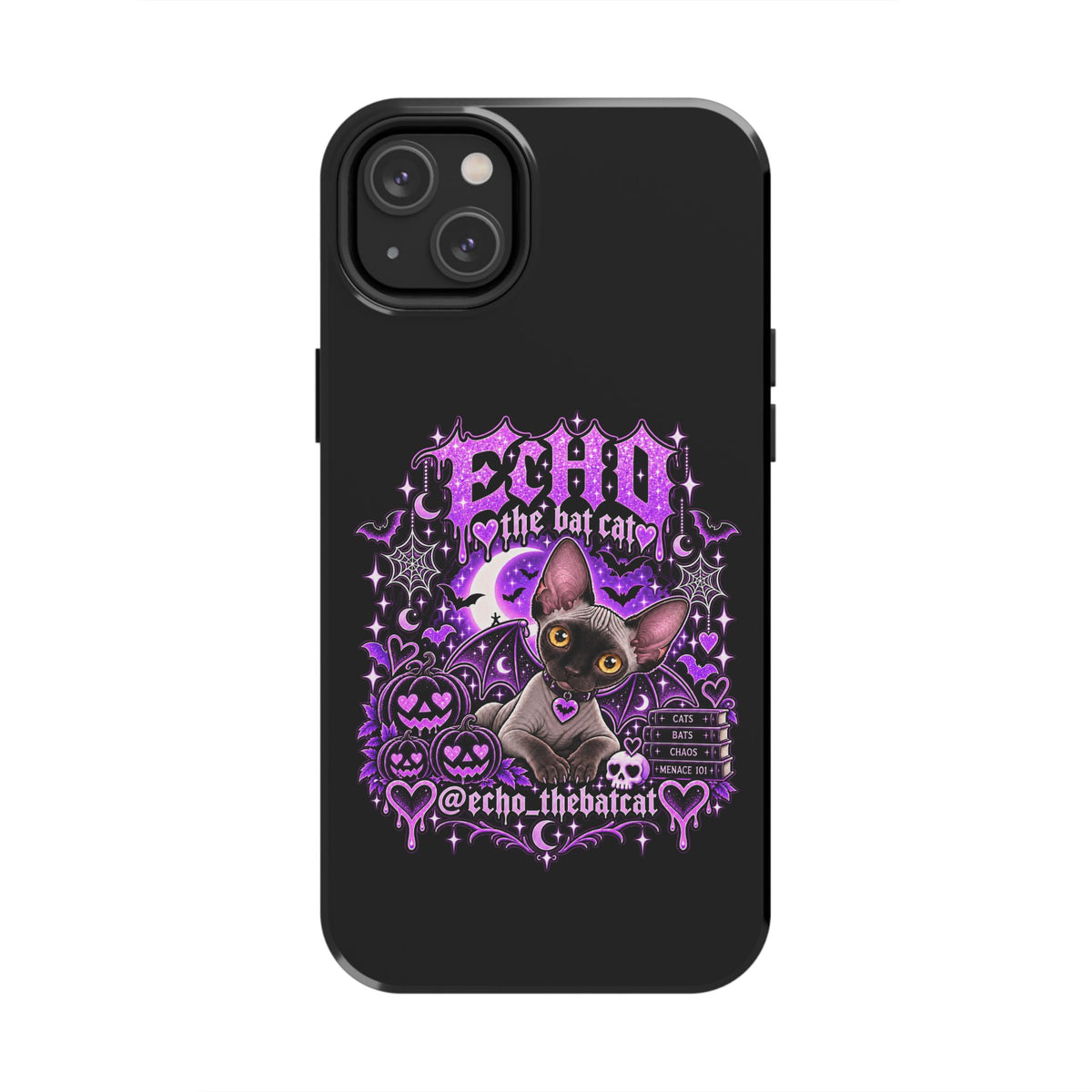 ECHO THE BAT CAT TOUGH PHONE CASE