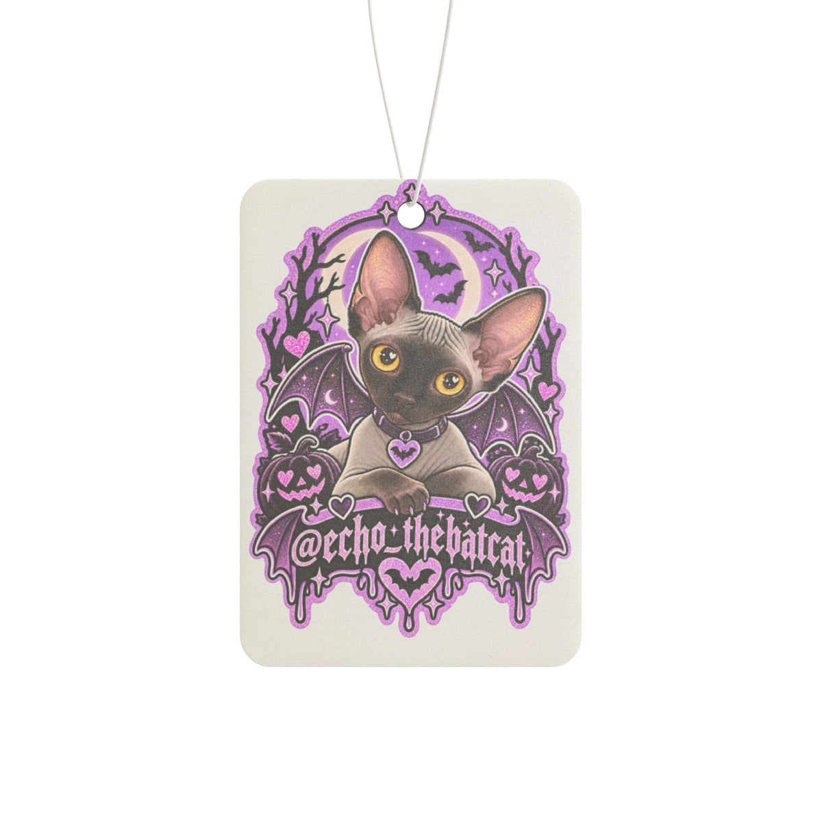 ECHO THE BAT CAT CAR AIR FRESHENER