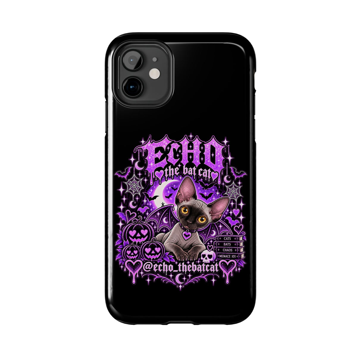 ECHO THE BAT CAT TOUGH PHONE CASE