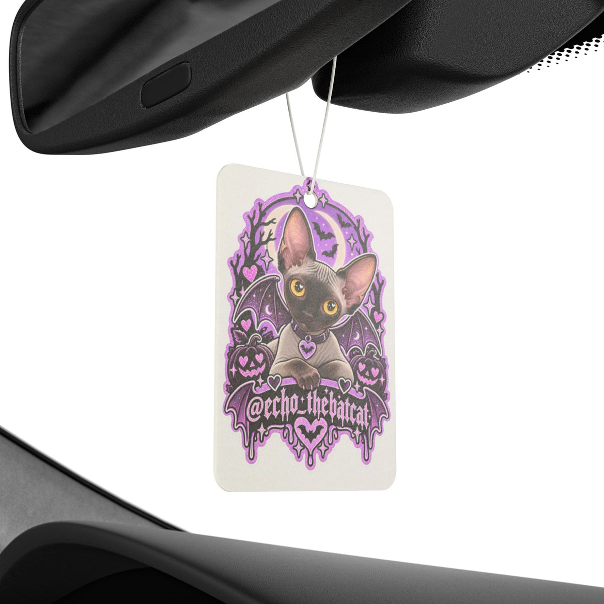 ECHO THE BAT CAT CAR AIR FRESHENER