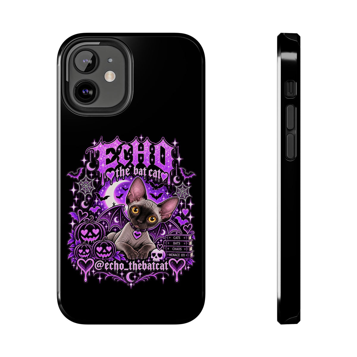 ECHO THE BAT CAT TOUGH PHONE CASE