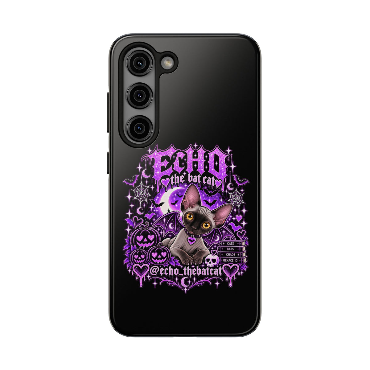 ECHO THE BAT CAT TOUGH PHONE CASE