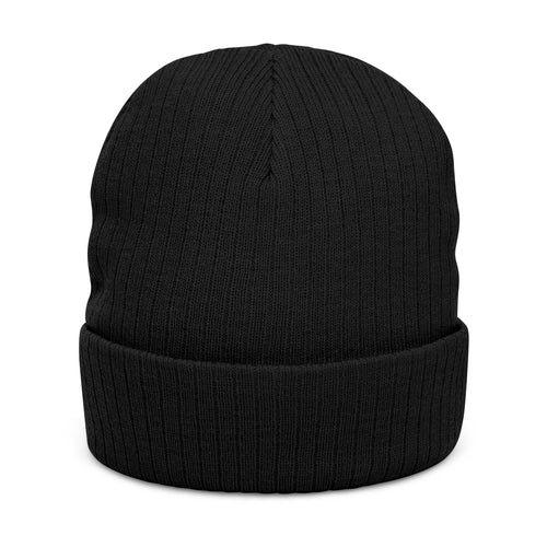 ECHO THE BAT CAT RIBBED KNIT BEANIE (EMBROIDERY)