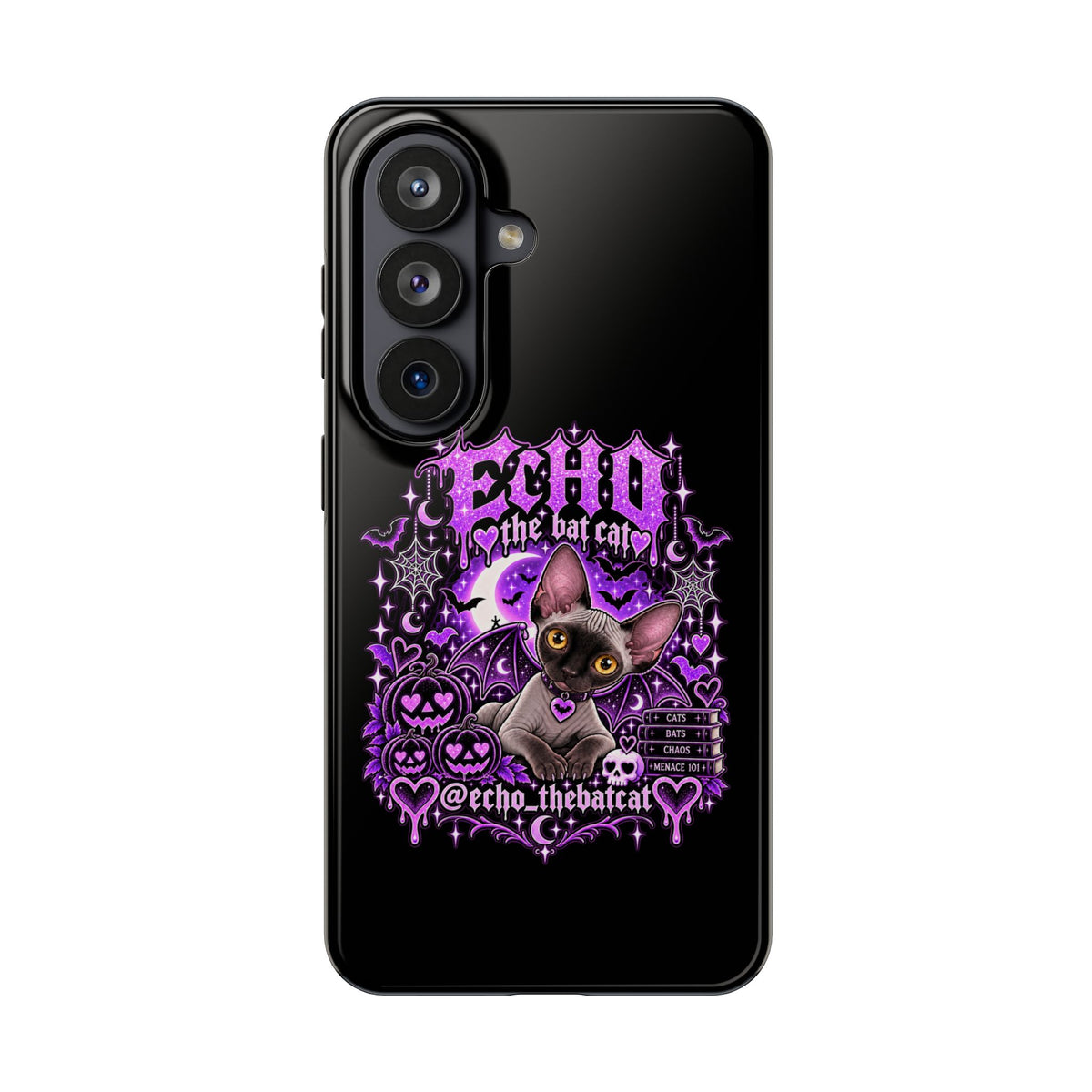 ECHO THE BAT CAT TOUGH PHONE CASE
