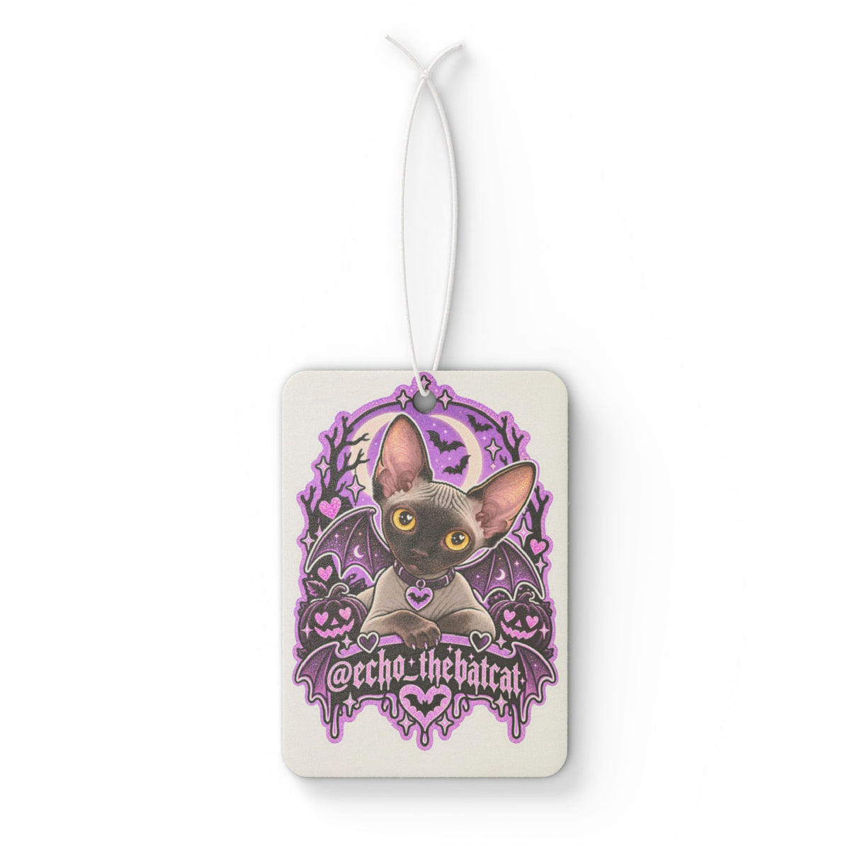 ECHO THE BAT CAT CAR AIR FRESHENER